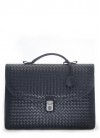 ПОРТФЕЛЬ BOTTEGA VENETA INTRECCIATO LIGHT BN BRIEFCASE BLUE