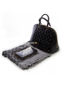 Комплект Louis Vuitton Alma + Wallet + shawl