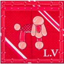 Платок Louis Vuitton Animalle Square M70669